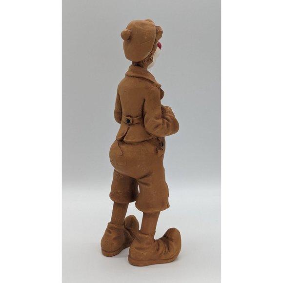 Vintage 1978 Andreoli Clown Poly-resin Figurine 10” Playing Guitar Circus Art - Picture 8 of 15
